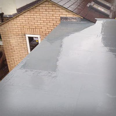 GRP Fibreglass Roofing in matlock derbyshire